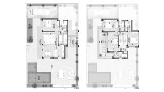 Villa floor plan, 4 bedrooms in Santa Rosalia No. 4